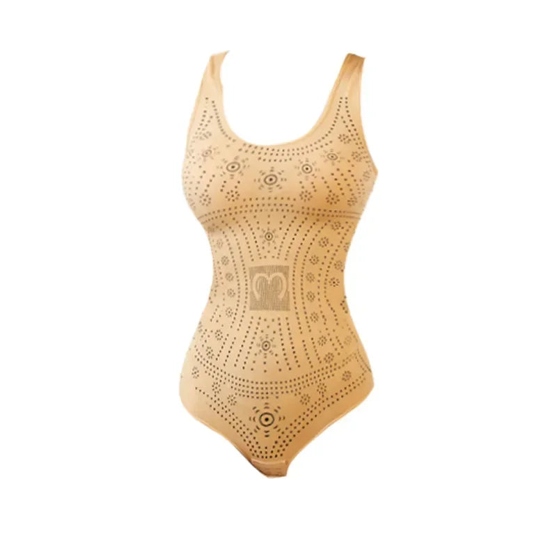 Seamless Printed Plus Size Bodysuit