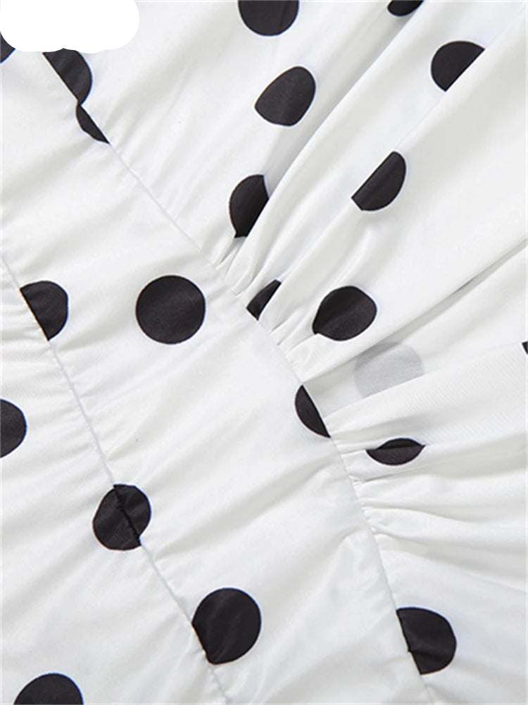 Polka Dot Mini Party Dress