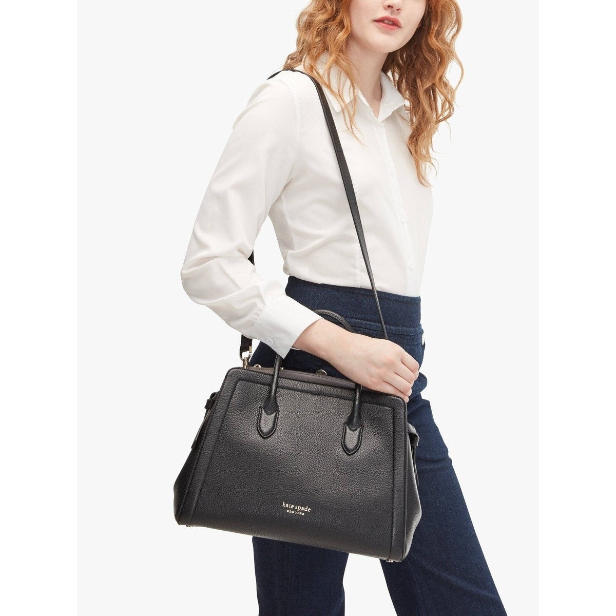 Kate Spade New York Knott Large Satchel Black One