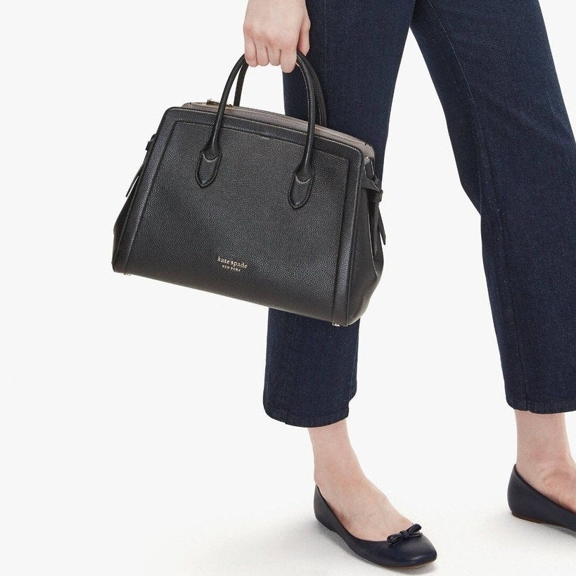 Kate Spade New York Knott Large Satchel Black One