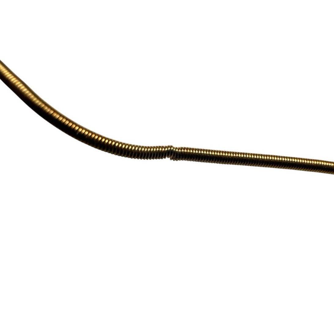 Hermes Orange Gold Necklace