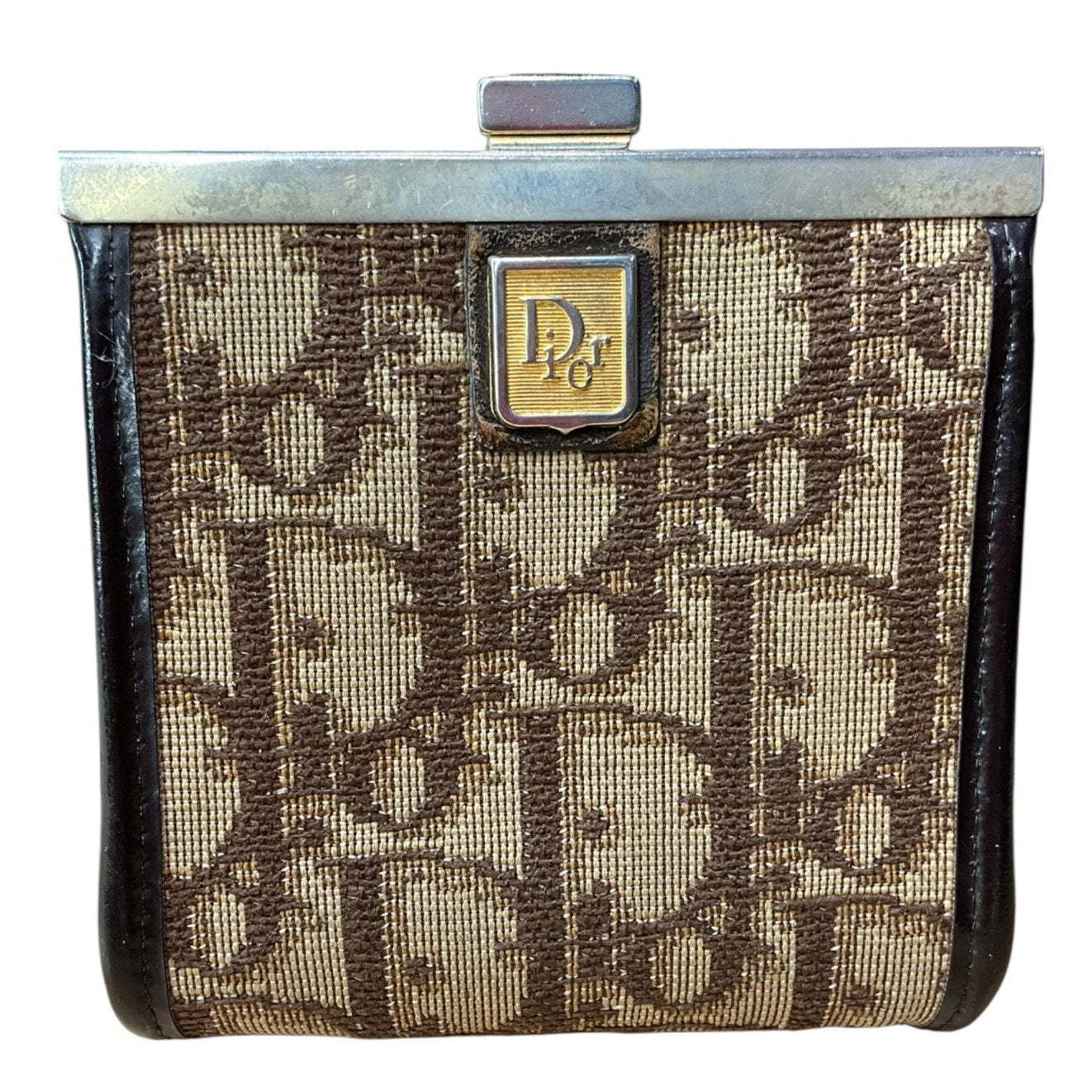 Dior Trotter Kisslock Coin Purse