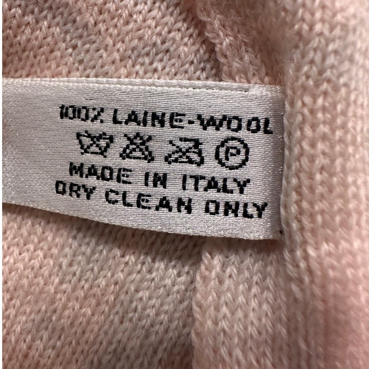 Christian Dior Pink & Gray Monogram Wool Scarf