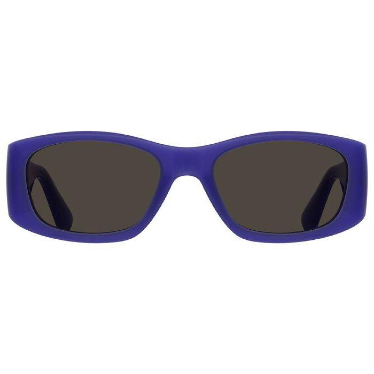 1001. Moschino Blue and Black SunglassesSporty Wrap-Around Design