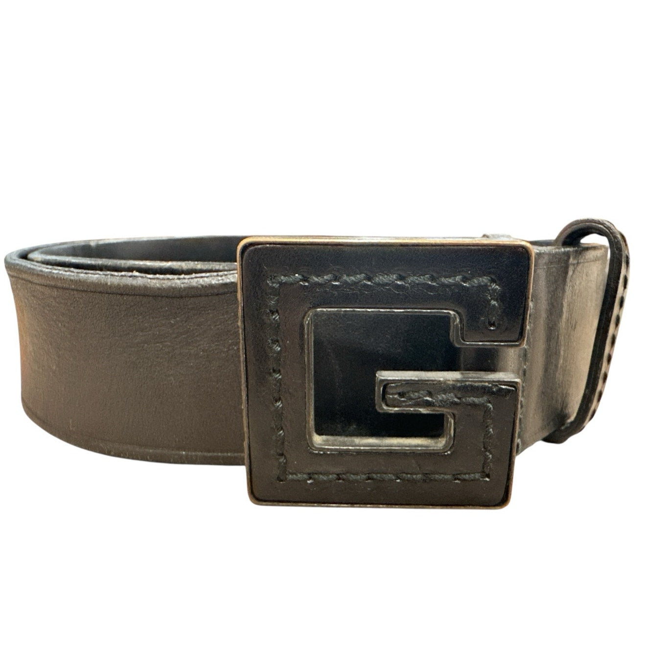 Gucci Black Leather Belt Size 31-33