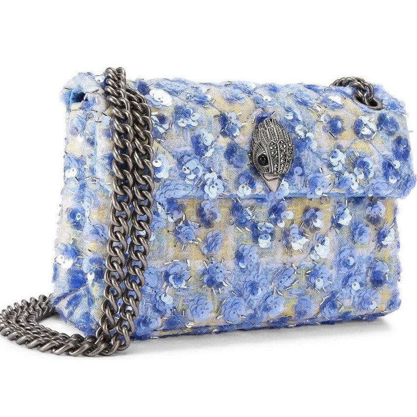 Kurt Geiger
Mini Kensington crossbody bag with blue sequins