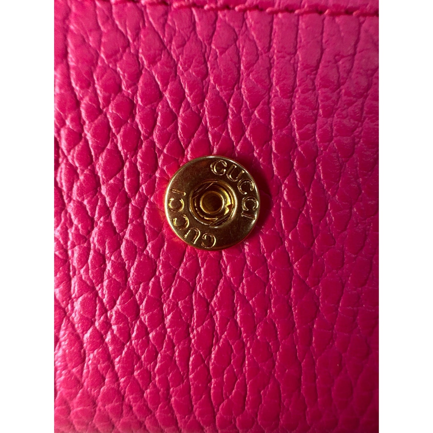 GUCCI GG Marmont Key Case Leather Pink 6 key Loops