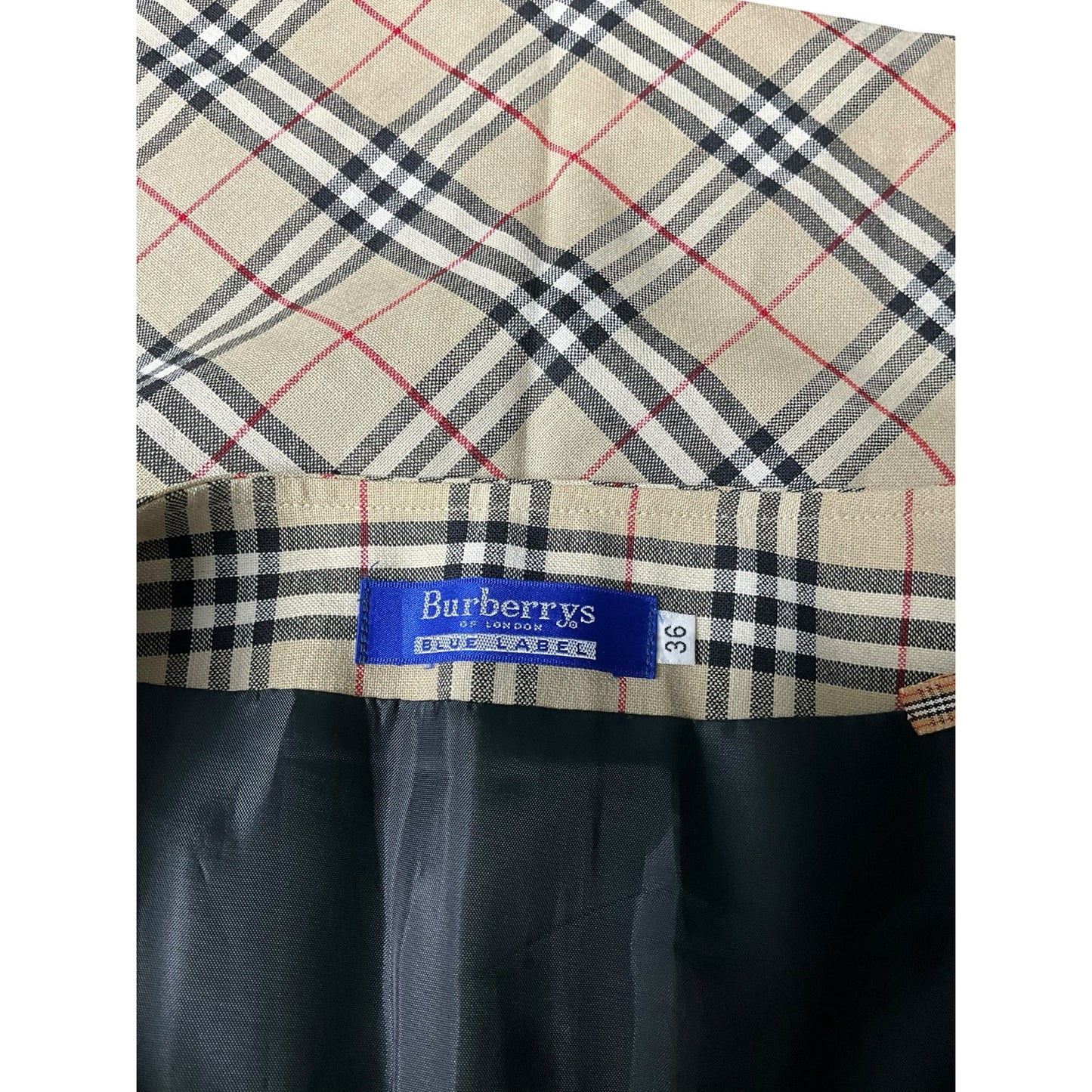 Burberrys Plaid Skirt 36
