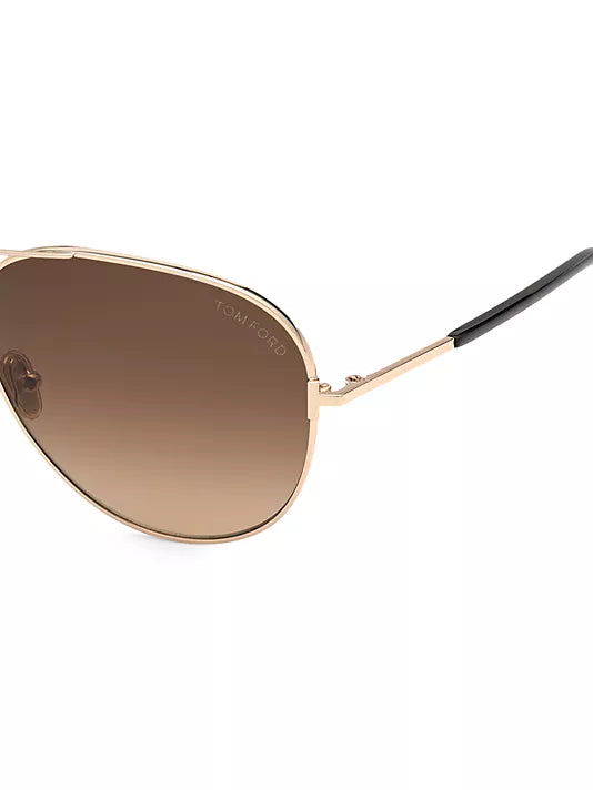 TOM FORD Clark 61MM Aviator Sunglasses - Clairely Amazing