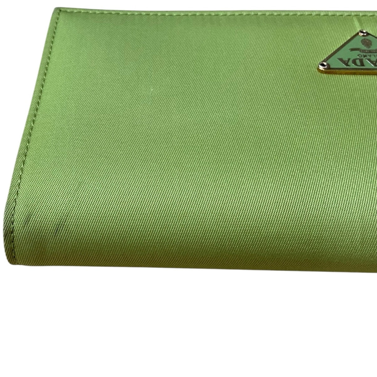 Prada Light Green Tessuto Wallet
