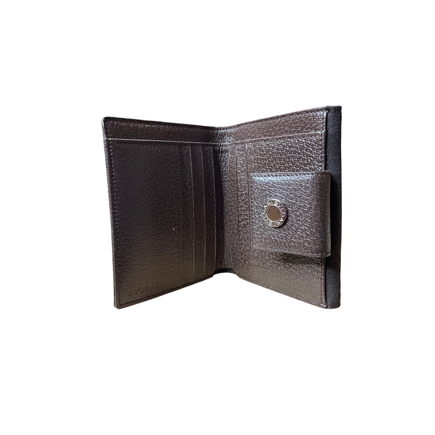 BVLGARI Brown Leather Wallet