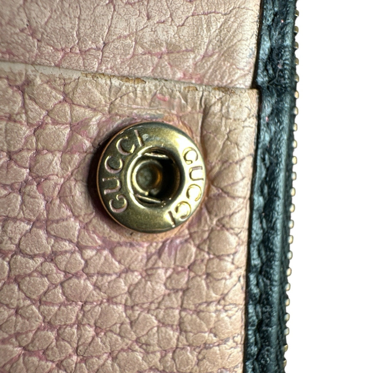 Gucci Calfskin GG Marmont Bow Flap Wallet Black