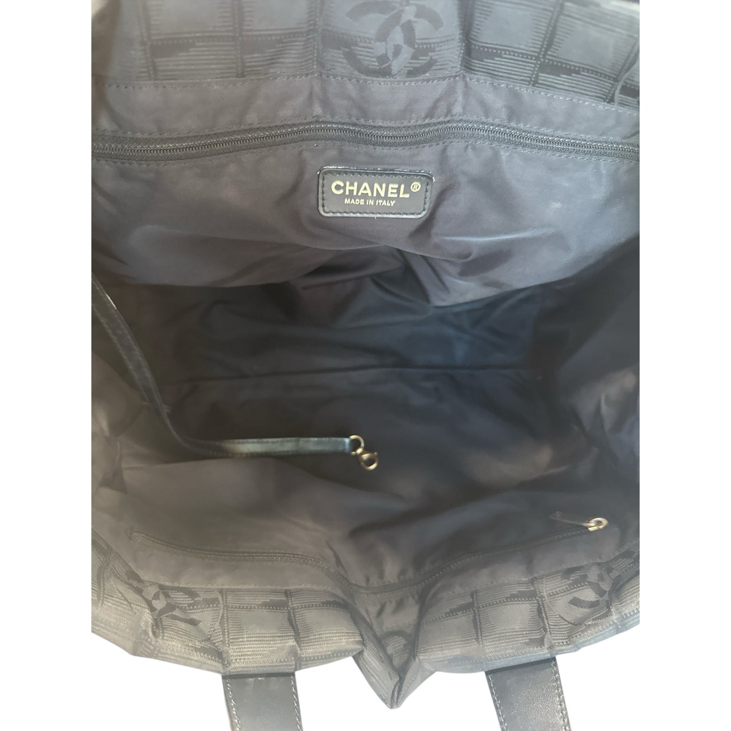 Chanel Black Canvas Tote