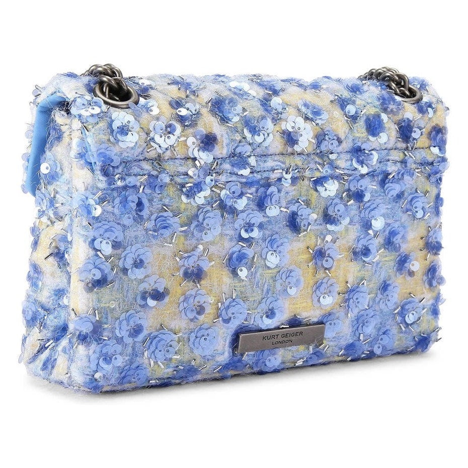 Kurt Geiger
Mini Kensington crossbody bag with blue sequins