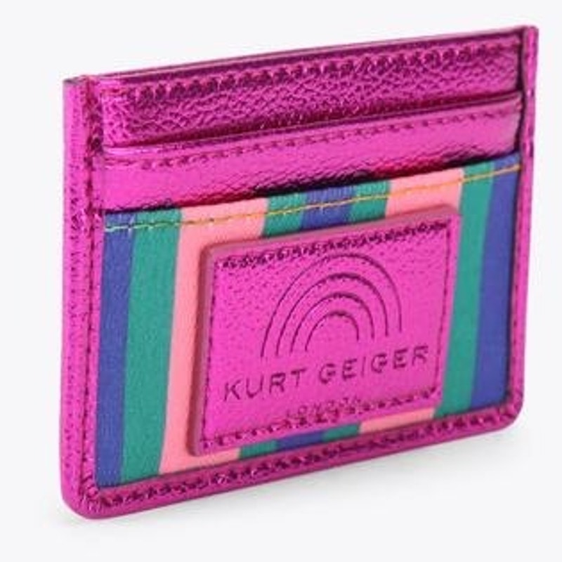 Kurt Geiger London Southbank Metallic Card Holder Wallet