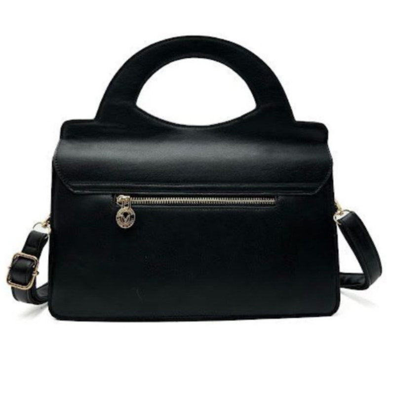 Valentino Orlandi Black Quilted Handbag