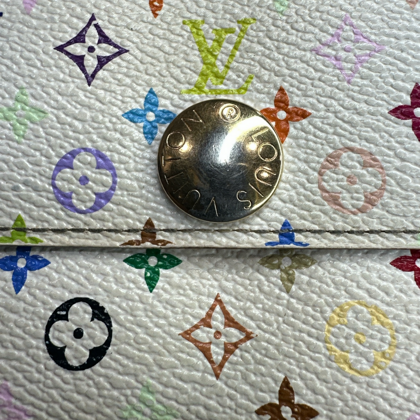 Louis Vuitton 2012 Multicolore Monogram Pattern Sarah Wallet