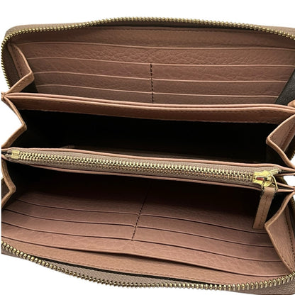 Gucci Pink Interlocking Soho Leather Wallet