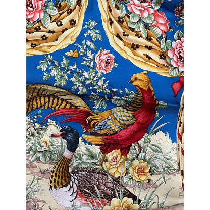 Ferragamo Blue Silk Scarf