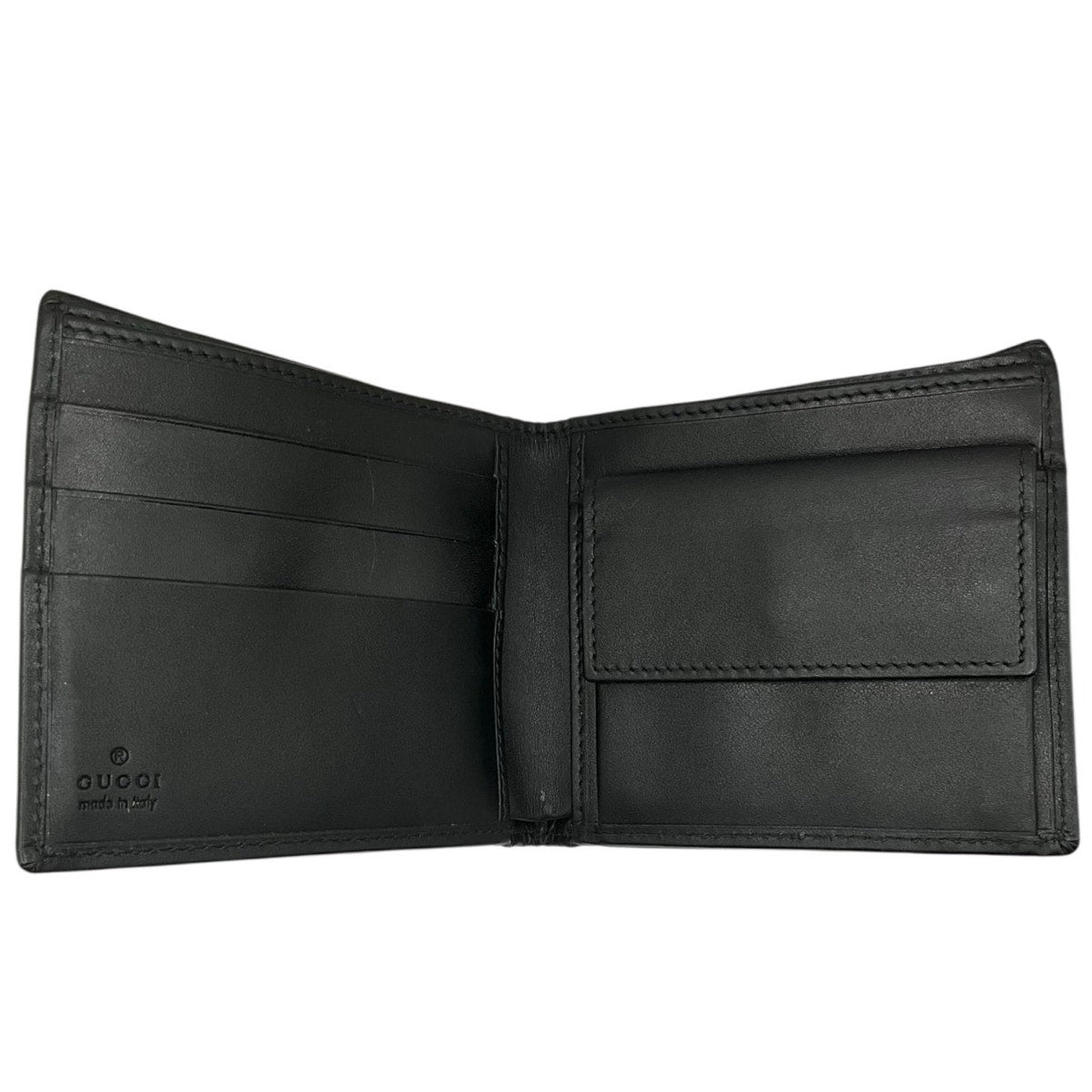 Gucci Black GG Bifold Wallet