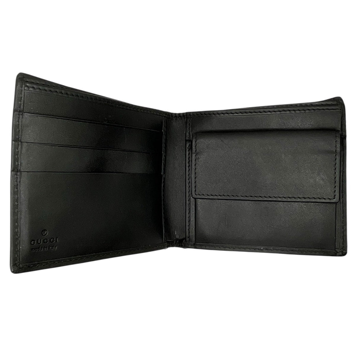 Gucci Black GG Bifold Wallet