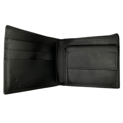 Gucci Black GG Bifold Wallet