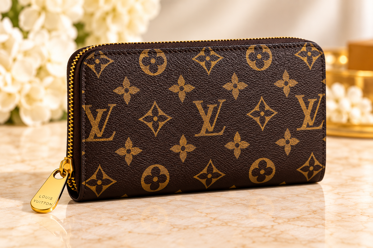 ✨Brown Monogram Zip-Around Fashion Wallet