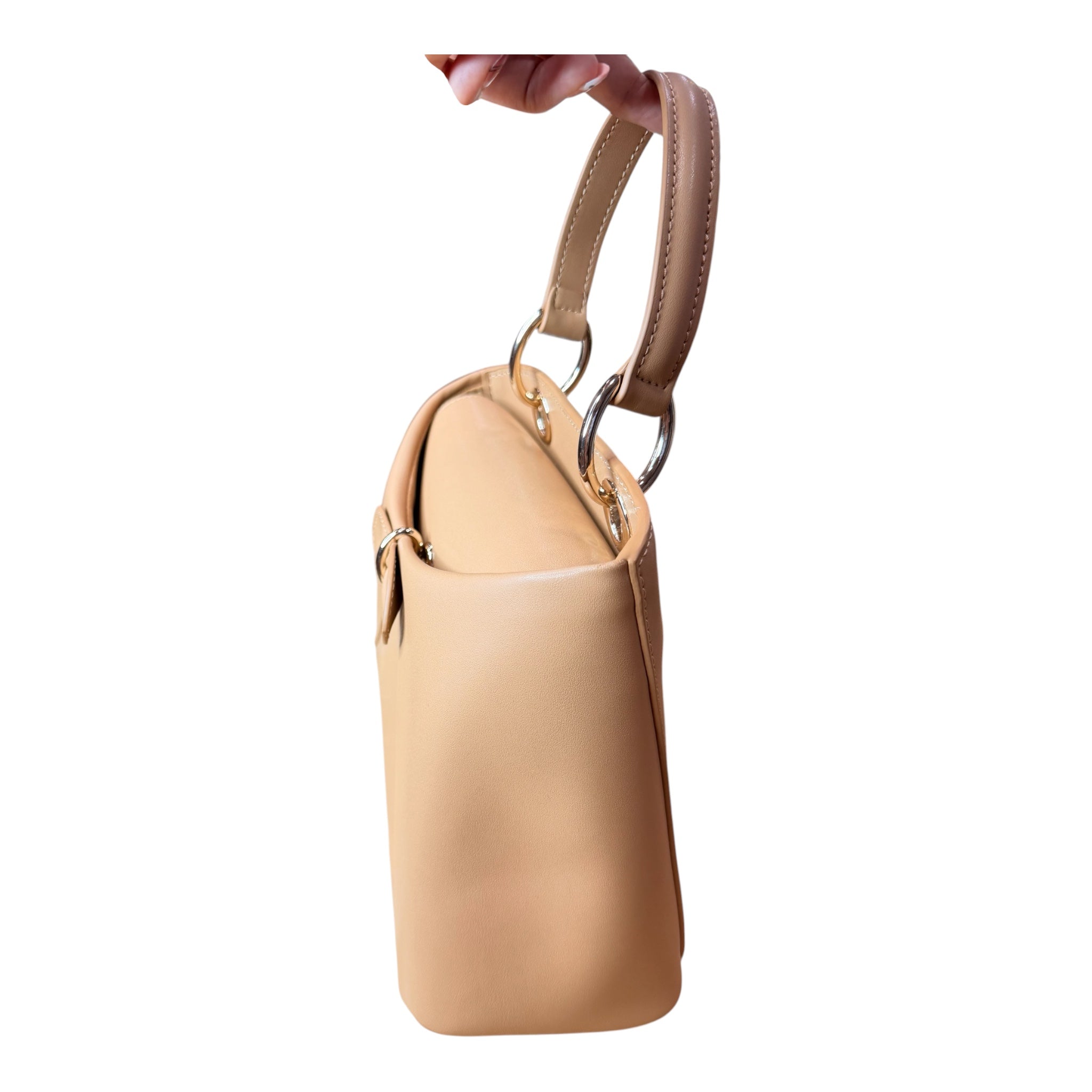 Premium Leather Bow Top Handle Bag | Elegant Designer-Inspired Satchel