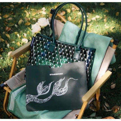 Starbucks China Exclusive Mermaid Jelly Tote ✨ Rare Find • Limited Release • Collector Piece