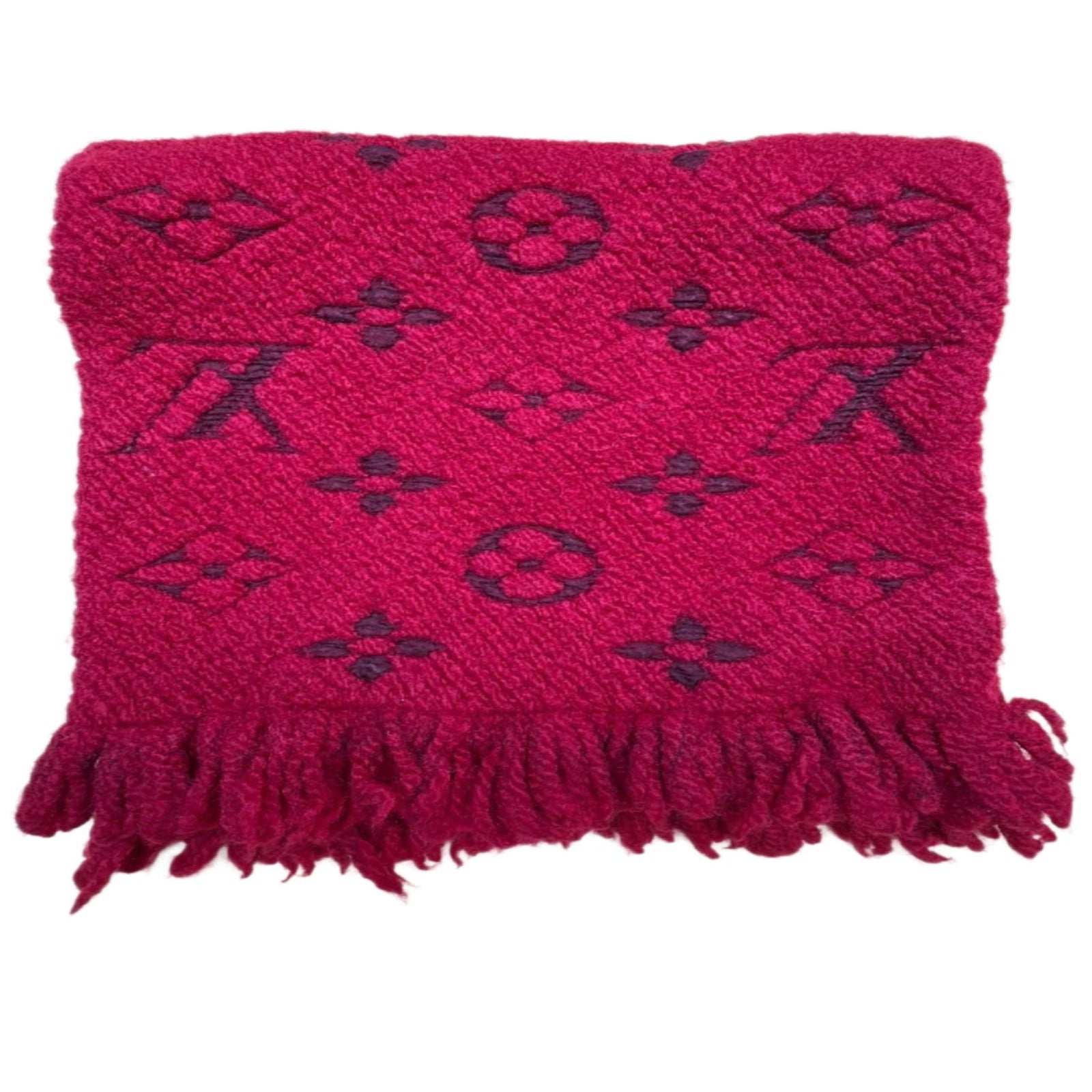 Louis Vuitton Logomania wool scarf - Clairely Amazing