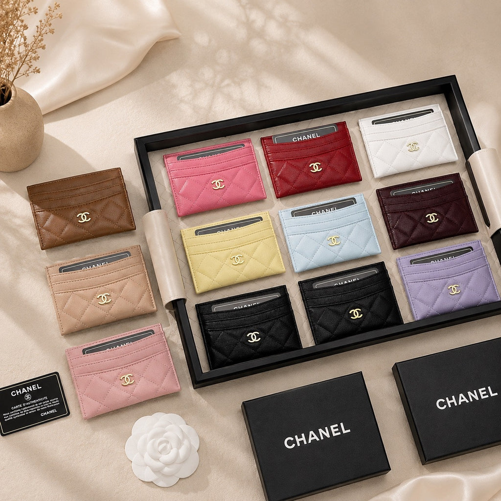 Quilted GWP Card Holder with Gift Box – Multiple Colors