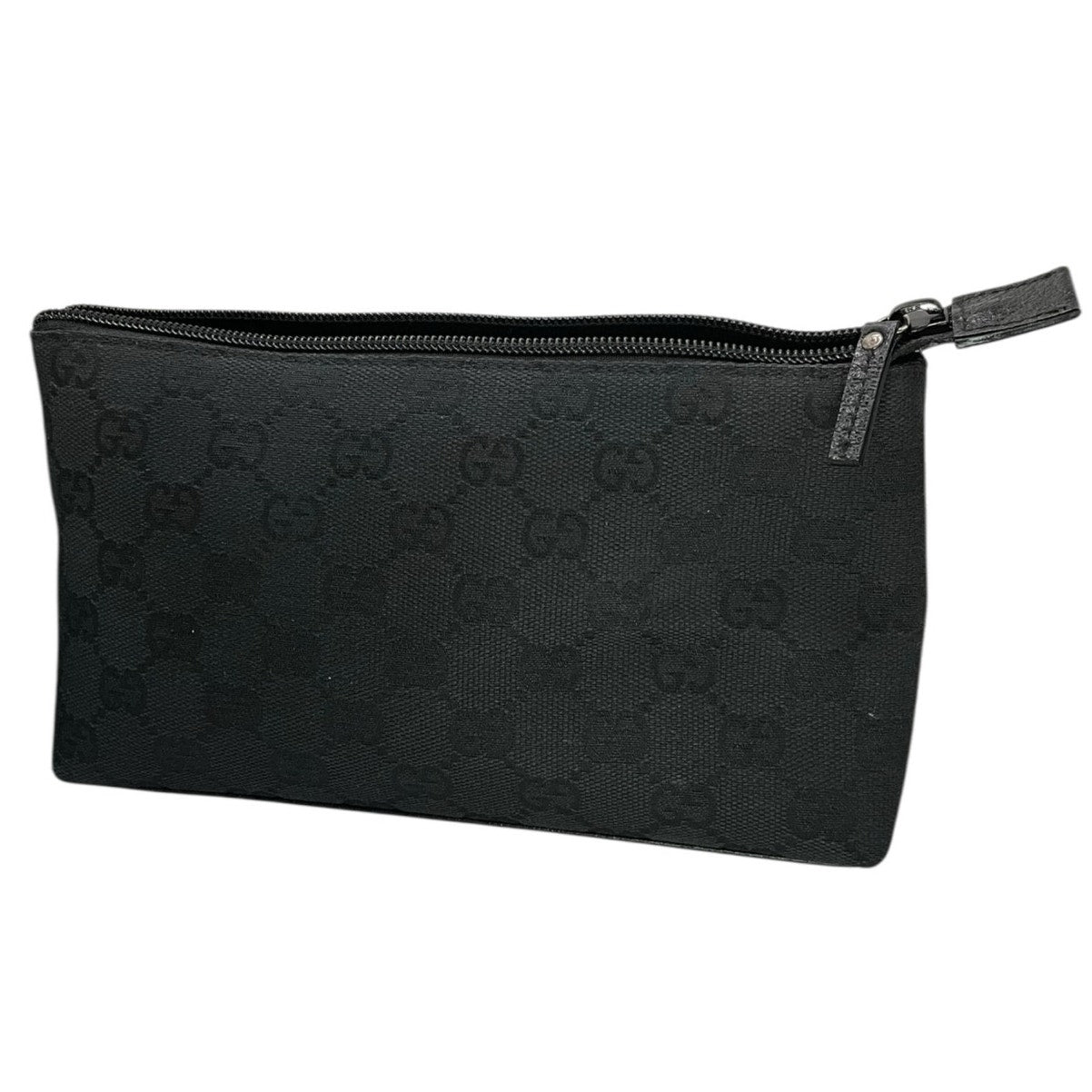Gucci Black Canvas Pouch