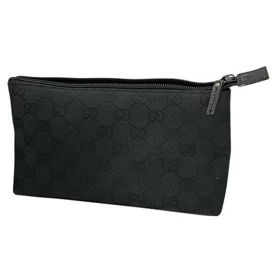 Gucci Black Canvas Pouch