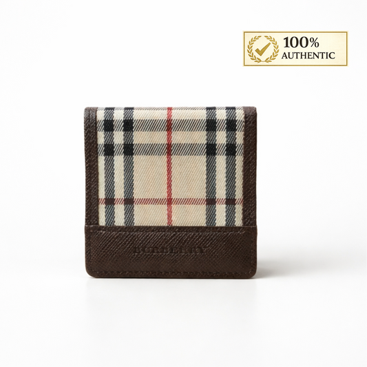 Burberry Check Coin Case