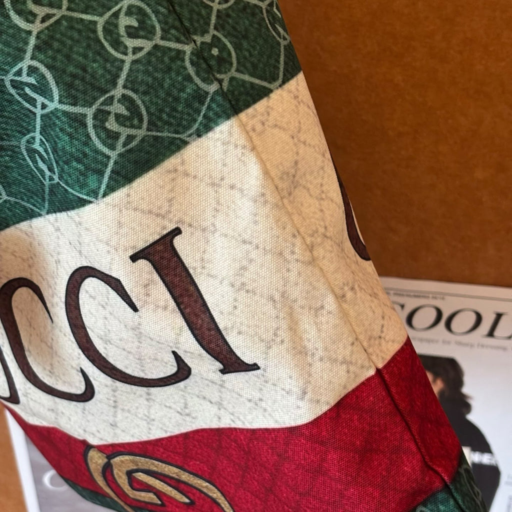 Gucci Beauty GWP Green, Red & Cream Monogram Shoulder Tote Bag