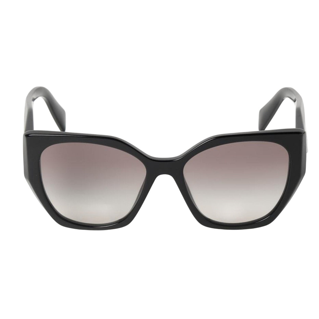 Prada PR 19ZS Oversized Frame Sunglasses Black Size 55