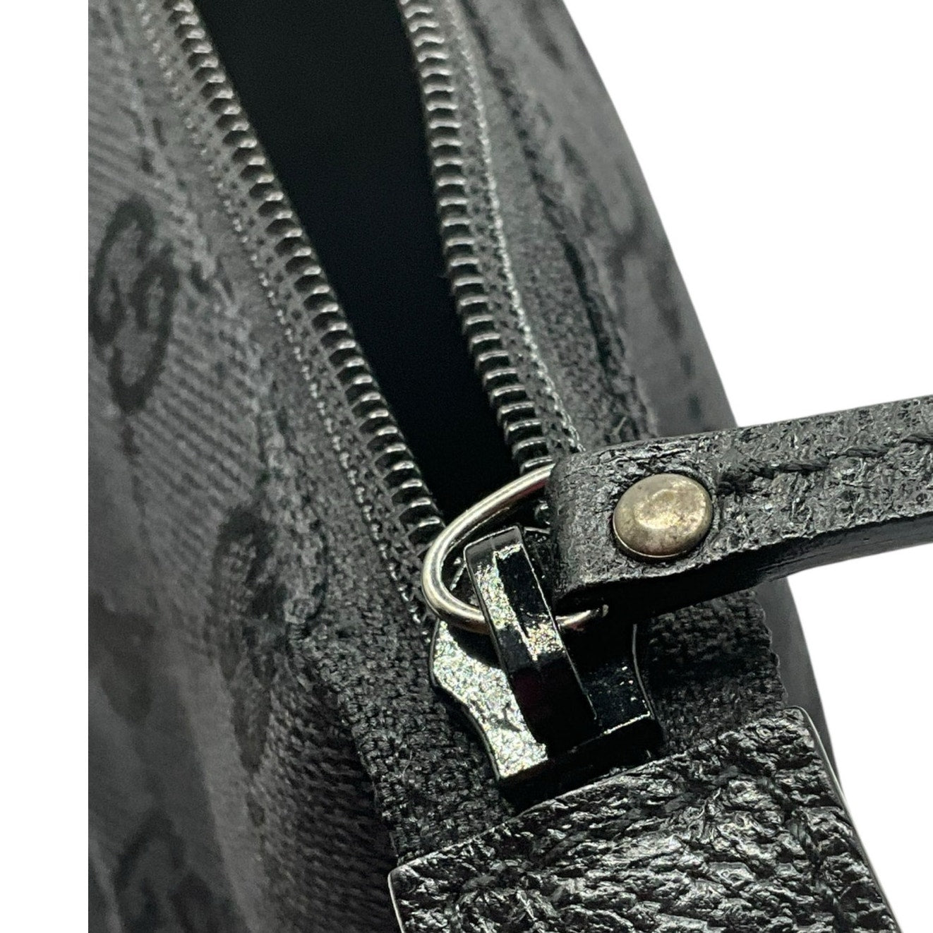 Gucci Black Canvas Pouch