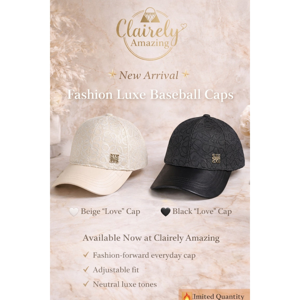 Fashion Luxe Baseball Cap