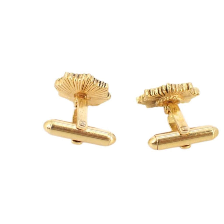 Chanel Cufflinks GP Antique CC 1984 Gold - Clairely Amazing