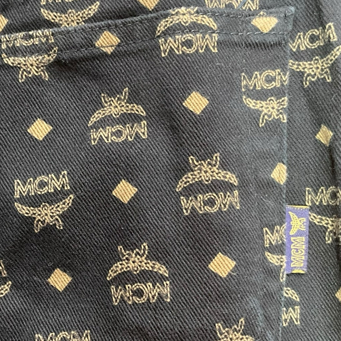 Vintage MCM Jeans Logo Monogram
