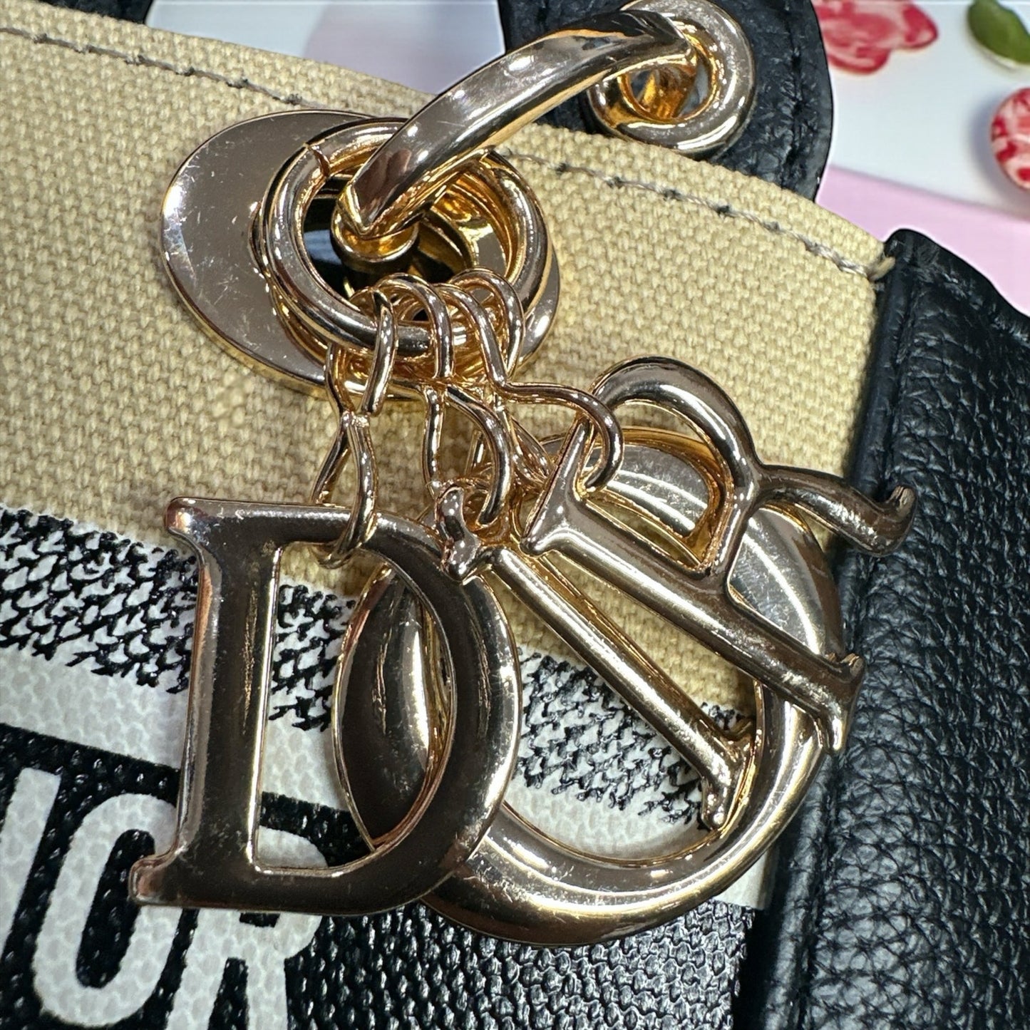 Lady Dior Rattan Mini Crossbody Bag