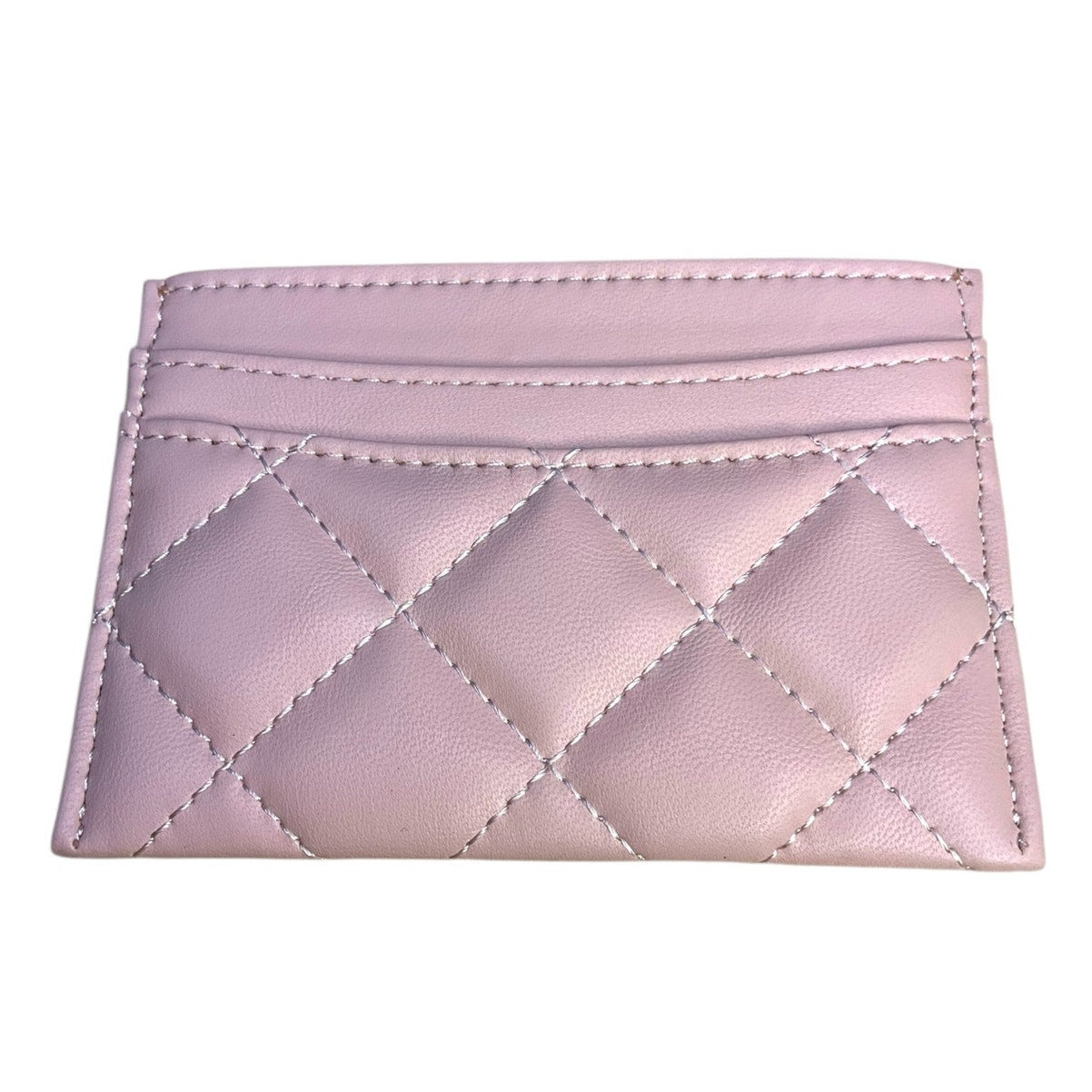 Chanel Beaute Luxury Quilted Leather Card Holder