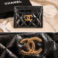 Chanel Beaute GWP Leather Card Holder – Multiple Logo Designs