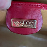 GUCCI Lady Lock Red Leather Vintage Handbag - Clairely Amazing