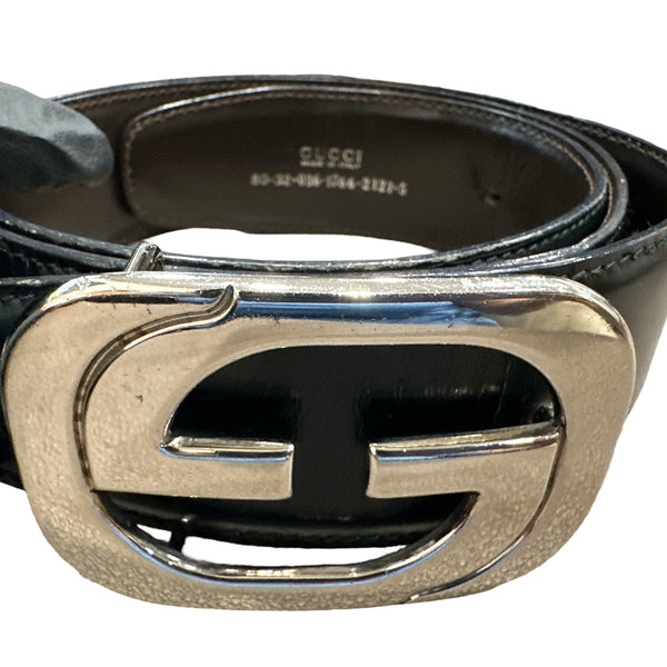 Gucci GG interlocking Silver Buckle Belt - Clairely Amazing