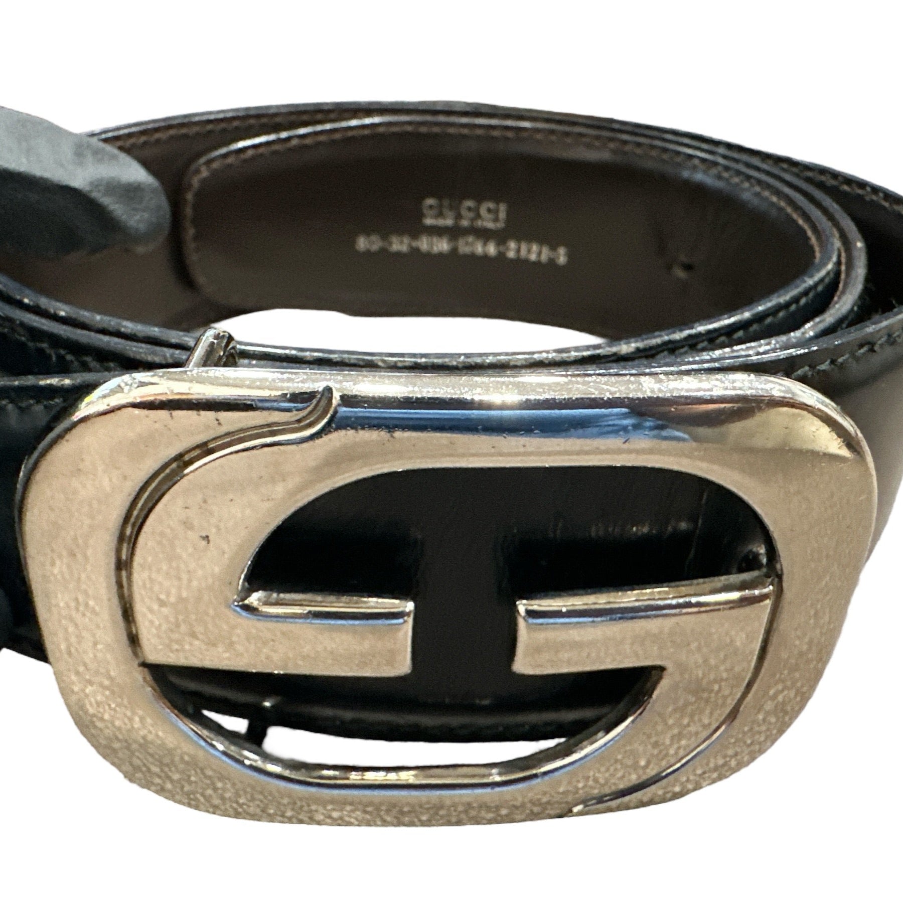 Gucci GG interlocking Silver Buckle Belt - Clairely Amazing