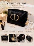 Christian Dior Sparkly Black Cosmetic Pouch – GWP Edition