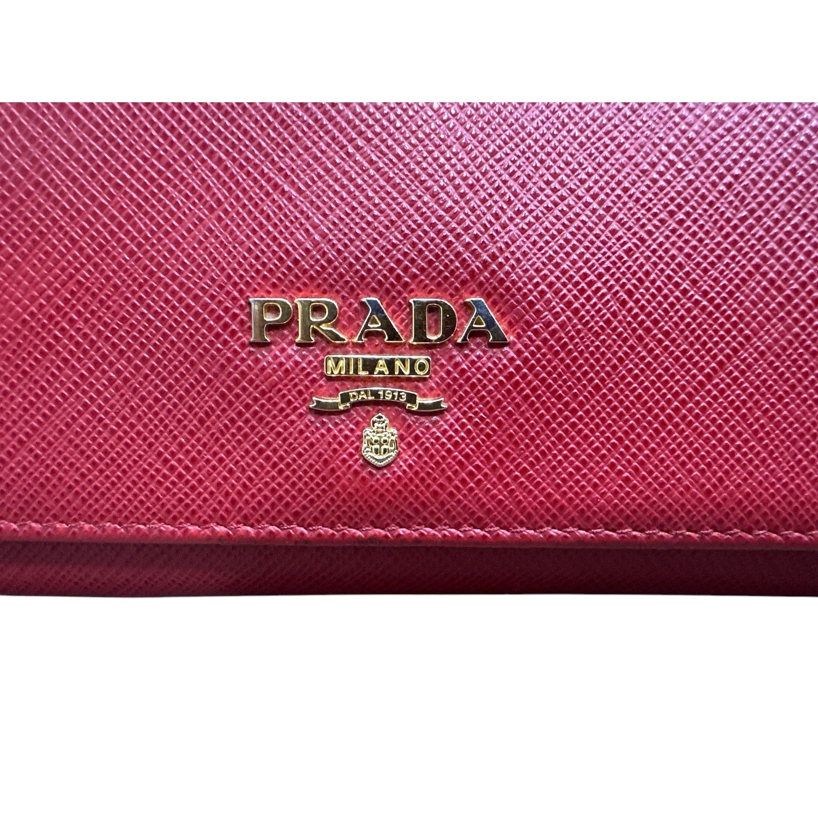 Prada large Saffiano leather wallet - Clairely Amazing