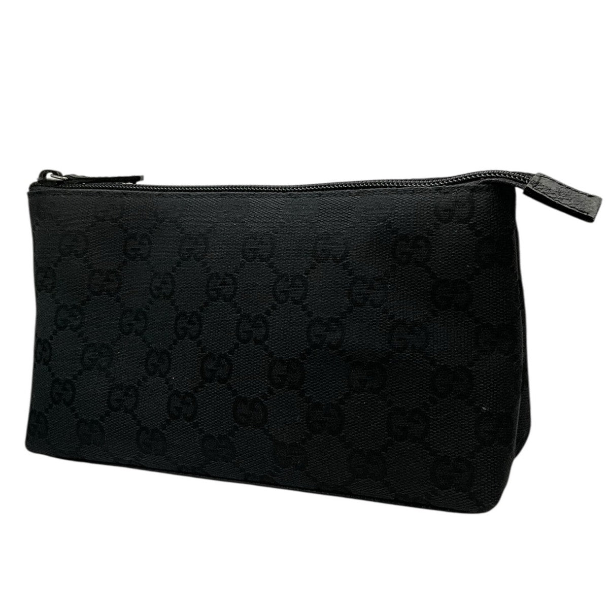 Gucci Black Canvas Pouch