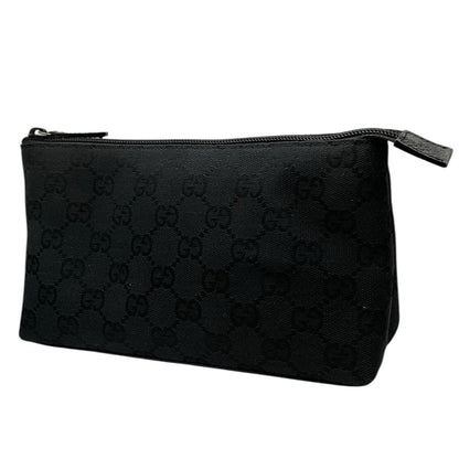 Gucci Black Canvas Pouch